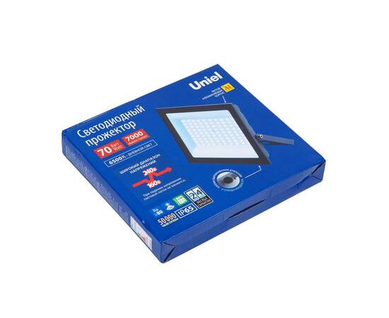 Прожектор светодиодный Uniel ULF-F23-70W/6500K IP65 160-240V Grey UL-00011847, изображение 2