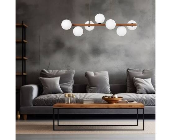 Подвесная люстра TK Lighting 10272 Estera Wood, изображение 4