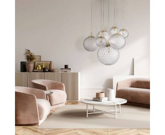 Подвесная люстра TK Lighting 4608 Cadix Gold, изображение 5