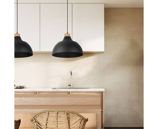 Подвесной светильник TK Lighting 2071 Cap Black, изображение 6