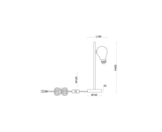 Настольная лампа Freya Evidence FR5372TL-01BS, изображение 2