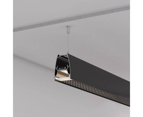 Профиль Arlight Line-5075-U-Honeycomb-2000 Black 044885, изображение 4