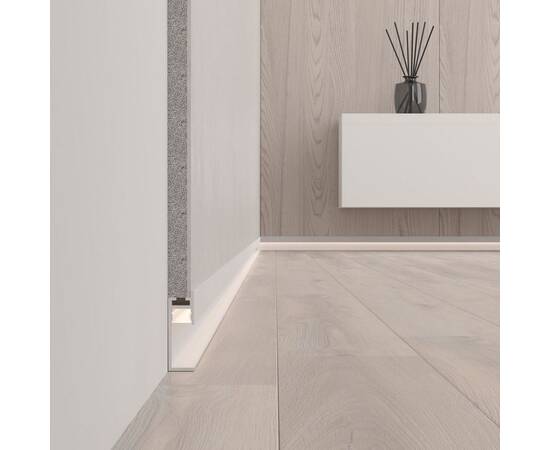 Профиль встраиваемый Arlight Plintus-H35-F-2000 White 043605, изображение 4