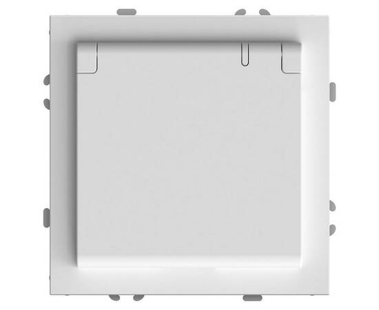 Розетка 2P Stekker Эмили со шторками крышкой белый фарфор RST16-5113-01 49878