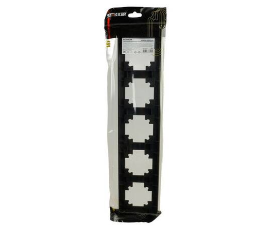 Рамка 5-постовая Stekker Катрин черный PFR00-7005-05 39816, изображение 3