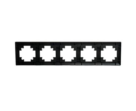 Рамка 5-постовая Stekker Катрин черный PFR00-7005-05 39816, изображение 4