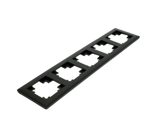 Рамка 5-постовая Stekker Катрин черный PFR00-7005-05 39816, изображение 5