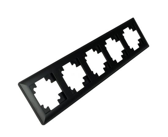 Рамка 5-постовая Stekker Катрин черный PFR00-7005-05 39816, изображение 6