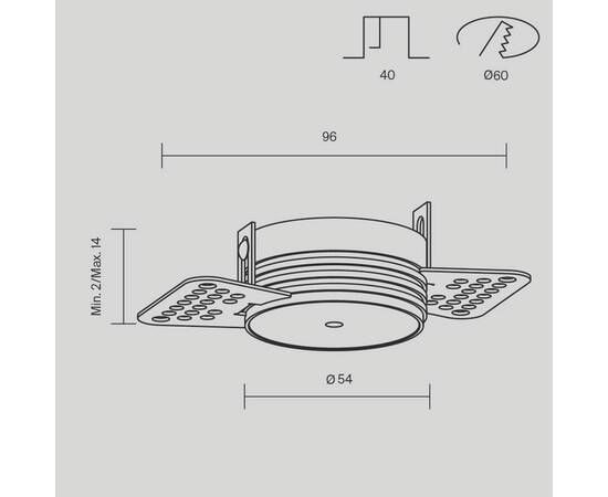 Крепление Maytoni Technical Pendant PA001-TRS-B, изображение 6