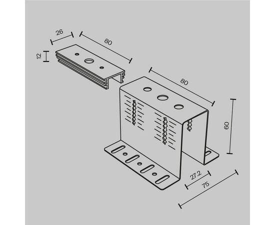 Скоба Maytoni Technical Magnetic Exility TRA034HCB, изображение 7