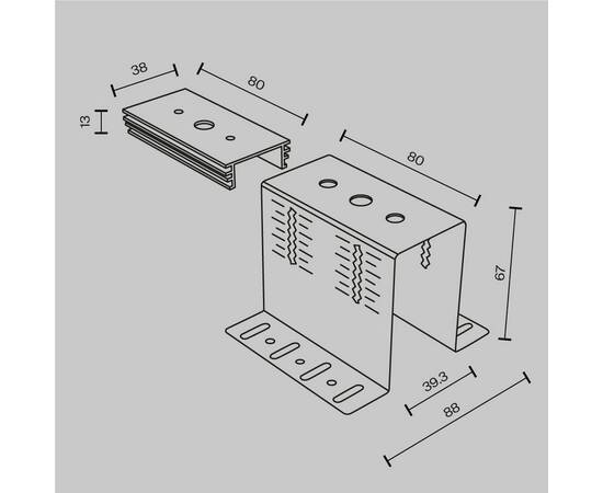 Скоба Maytoni Technical Magnetic Gravity TRA010HCB, изображение 7
