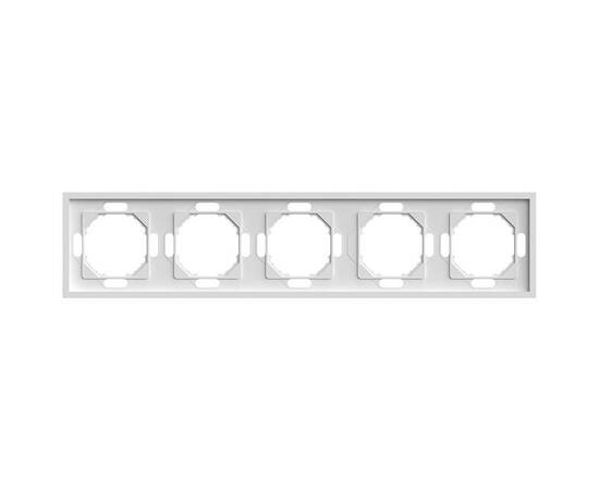Рамка 5-постовая Stekker Эмили белый фарфор PFR00-5005-01 49888