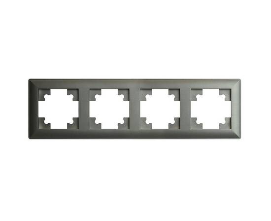 Рамка 4-постовая Stekker Катрин графит PFR00-7004-06 39810