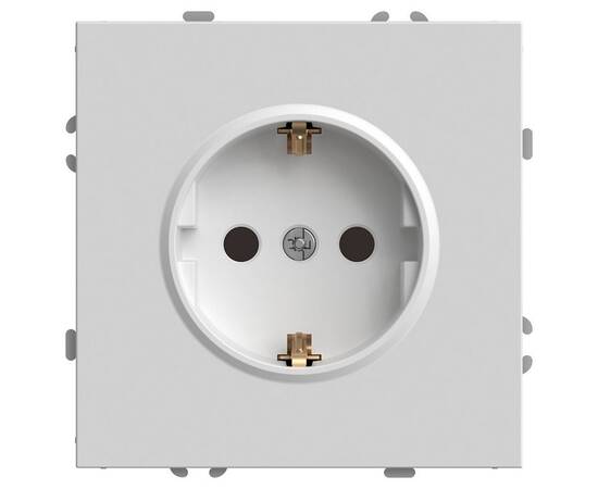 Розетка 2P+PE Stekker Эмили со шторками белый фарфор RST16-5110-01 49880
