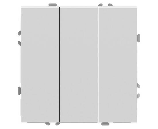 Переключатель трехклавишный Stekker Эмили белый фарфор RSW10-5108-01 49870