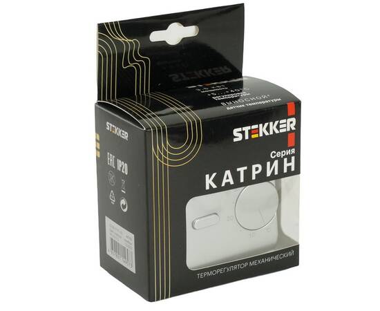 Терморегулятор для теплого пола Stekker Катрин серебро GLS00-7117-03 49742, изображение 3