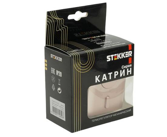 Терморегулятор для теплого пола Stekker Катрин шампань GLS00-7117-02 49743, изображение 3