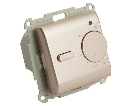 Терморегулятор для теплого пола Stekker Катрин шампань GLS00-7117-02 49743, изображение 10