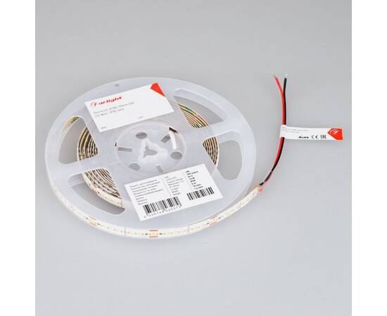 Светодиодная лента Arlight 12W/m 80Led/m 2835SMD холодный белый 5M UL-A180-10mm 24V White6000 044511, изображение 2