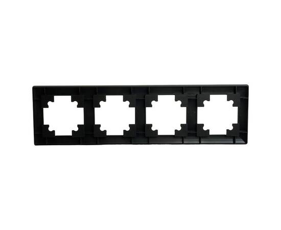 Рамка 4-постовая Stekker Катрин черный PFR00-7004-05 39815, изображение 4