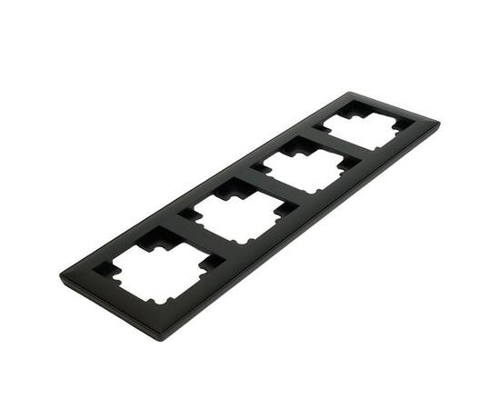 Рамка 4-постовая Stekker Катрин черный PFR00-7004-05 39815, изображение 5