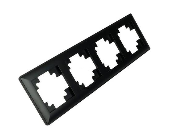 Рамка 4-постовая Stekker Катрин черный PFR00-7004-05 39815, изображение 6
