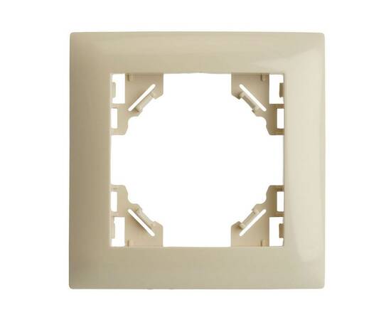 Рамка 1-постовая Stekker Эрна Элегант слоновая кость PFR00-9011-02 49666