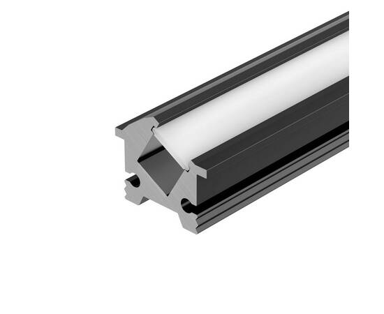 Профиль встраиваемый Arlight SL-Bevel-H12-F13-2000 Anod Black 043749