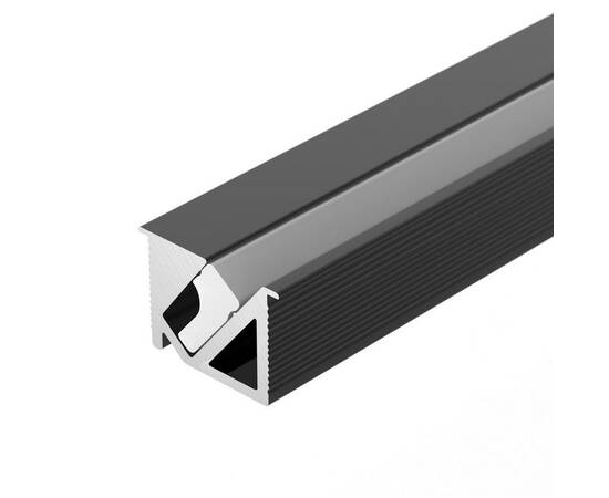 Профиль встраиваемый Arlight SL-Bevel-H10-F14-2000 Anod Black 044084