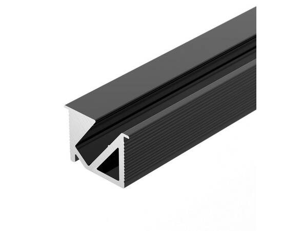 Профиль встраиваемый Arlight SL-Bevel-H10-F14-2000 Anod Black 044084, изображение 4