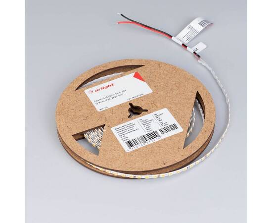 Светодиодная лента Arlight 6W/m 140Led/m 2835SMD теплый белый 5M UL-A140-3.5mm 24V Warm3500 045970, изображение 2