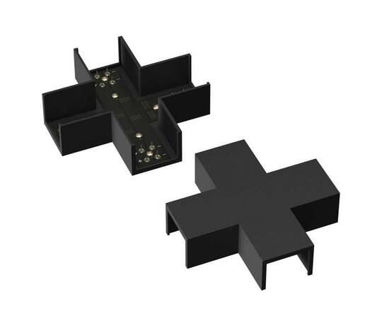 Коннектор питания X-образный Maytoni Technical TRA160CX-11B