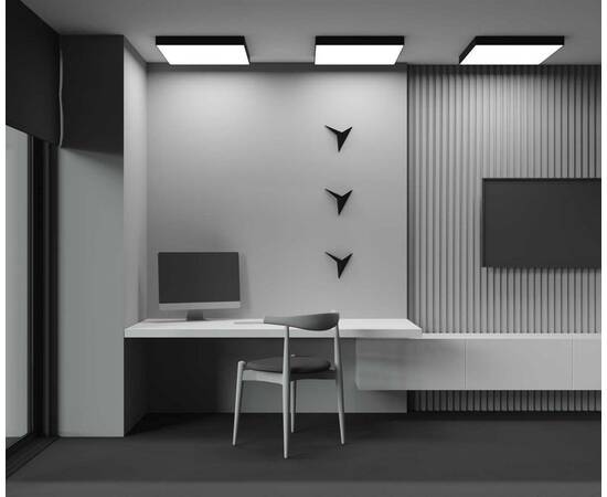 Потолочный светодиодный светильник Maytoni Zon C032CL-90W3K-SQ-B, изображение 2