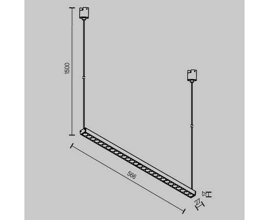 Трековый подвесной светильник Maytoni Technical TR169-1-26W3K-M-B, изображение 5