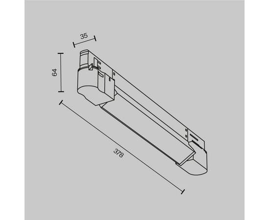 Трековый светильник Maytoni Technical TR196-3-10W4K-W, изображение 6