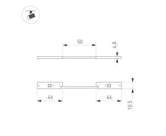 Коннектор гибкий Arlight Mag-Microcosm-Con-Flex-Long-Power 043053, изображение 2