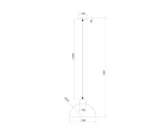 Подвесной светильник Arte Lamp Recinto A7053SP-1BK, изображение 2
