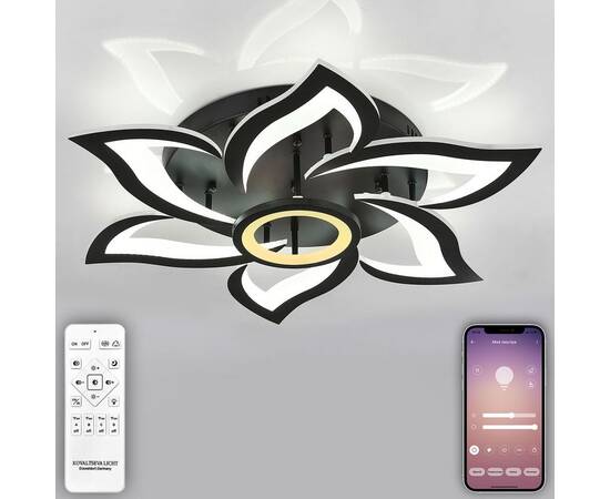 Потолочная люстра Natali Kovaltseva OLIMP HIGH-TECH LED LAMPS 82020 BLACK