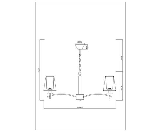 Подвесная люстра Arte Lamp Kensington A4098LM-8CC, изображение 2