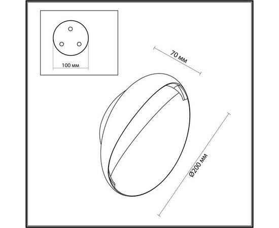 Настенный светодиодный светильник Odeon Light Hightech Vela 7003/7WL, изображение 2