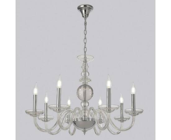 Подвесная люстра Crystal Lux ARABESQUE SP8 CHROME, изображение 3