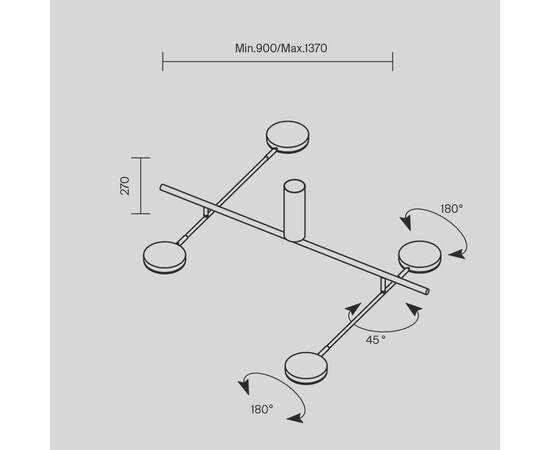 Потолочный светильник Maytoni Fad MOD070CL-L30W3K, изображение 4
