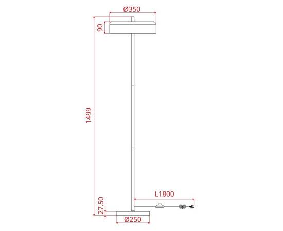 Торшер Arte Lamp Skat A7052PN-2BK, изображение 2