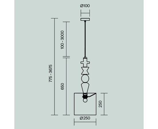 Подвесной светильник Maytoni Comforty MOD298PL-01W1, изображение 2