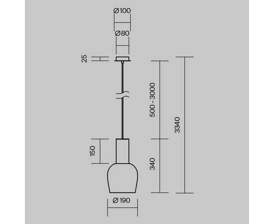 Подвесной светодиодный светильник Maytoni Smart Casual MOD414PL-L7G3K, изображение 6