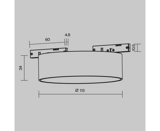 Трековый светильник Maytoni Technical Zon TR189-1-12W4K-BW, изображение 8