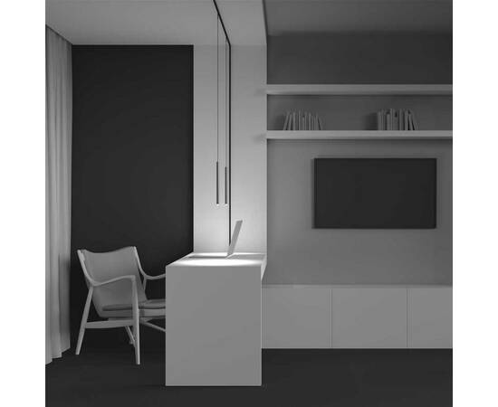 Трековый подвесной светильник Maytoni Technical Skim TR191-1-3W4K-M-BBS, изображение 3