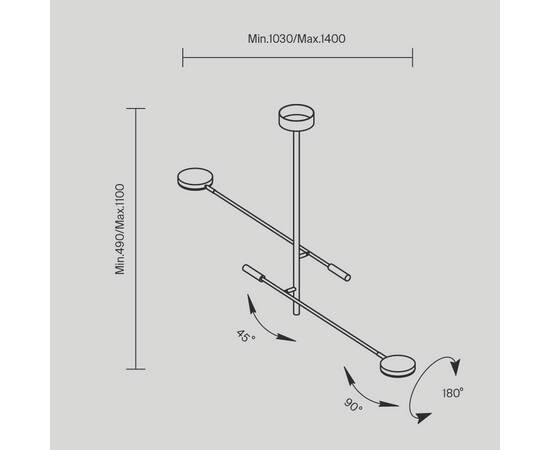 Потолочный светильник Maytoni Fad MOD070CL-L15W3K1, изображение 6