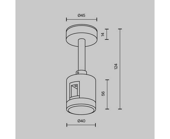 Крепление потолочное Maytoni Technical Accessories for tracks Flarity TRA156C-IPC1-BS, изображение 4