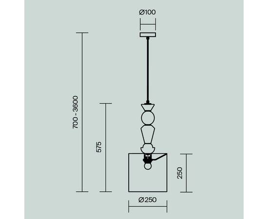 Подвесной светильник Maytoni Comforty MOD298PL-01W2, изображение 2